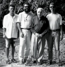 Galeno, Eduardo Cabral, Athos e Cláudio Telles. <em>Foto: Arquivo</em>